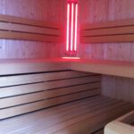 Sauna met infrarood combinatie